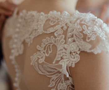 Lace wedding
gown