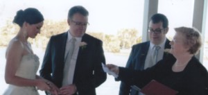 Kate and Mika married at Newstead Park,
Brisbane, by Jennifer Cram, Marriage Celebrant